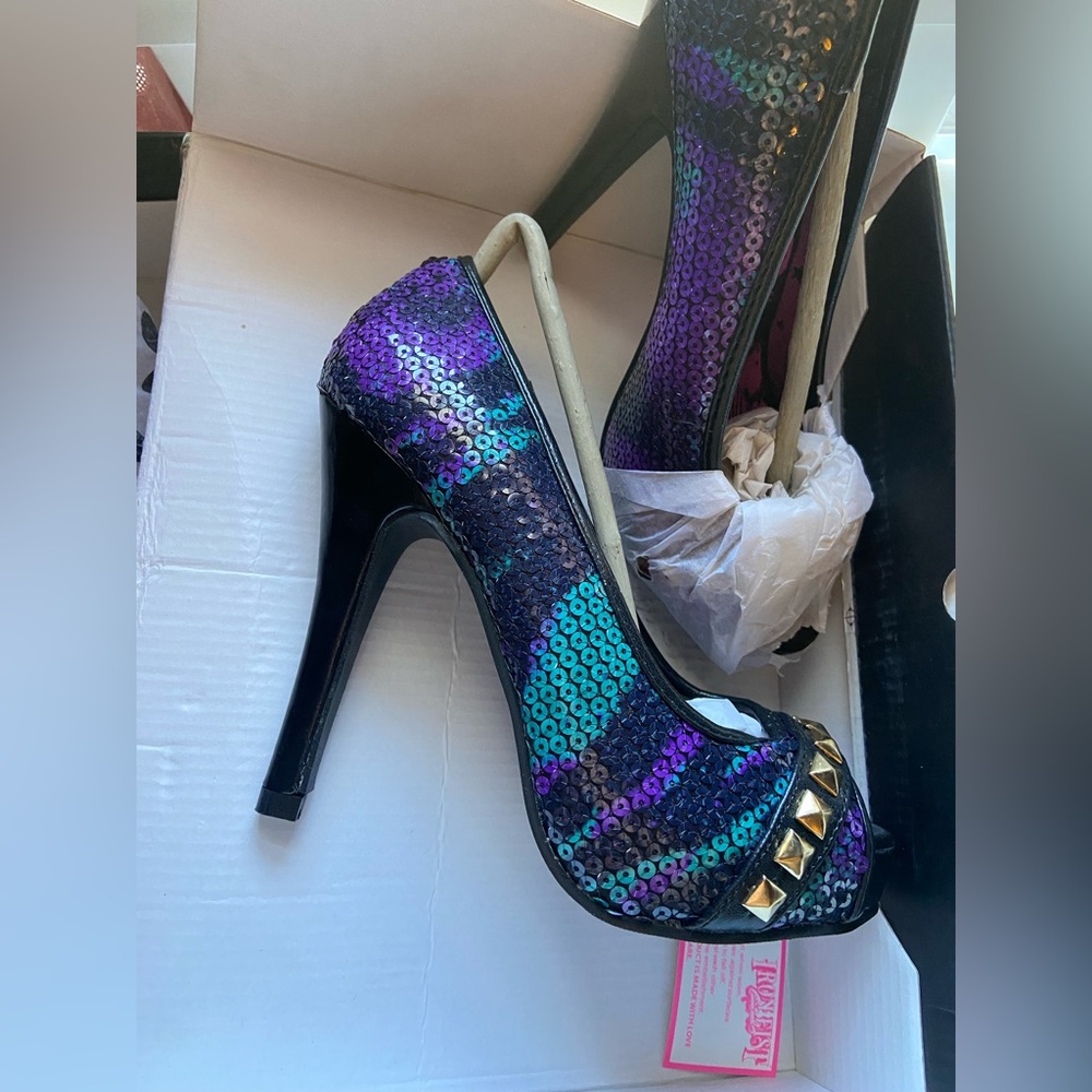 Iron Fist Debracorn Sequin Heels